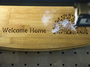 Custom welcome home sign